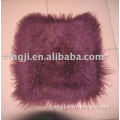 Dyed Tibet lamb fur cushion cover